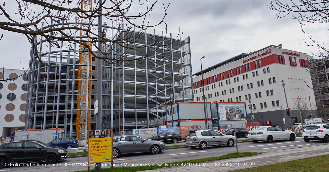 29.03.2023 - Baustelle REVO und Umgebung in Neuperlach
